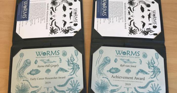 Awardees for the 2019 WoRMS Achievement & Early Career Researchers Award known Awardees for the 2019 WoRMS Achievement & Early Career Researchers Award known