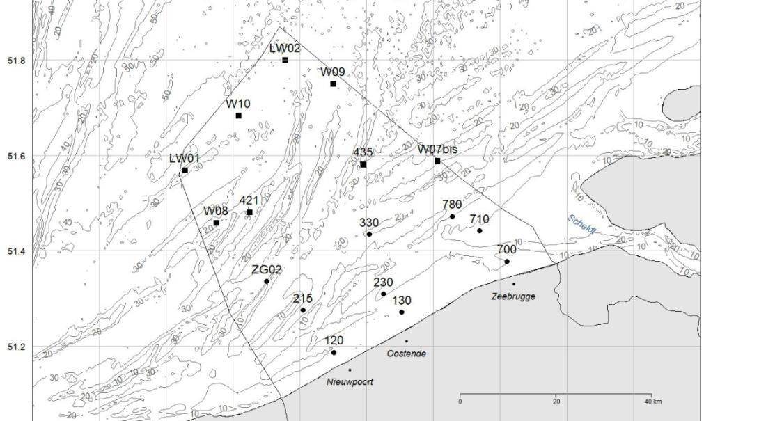 Map of the sampling area
